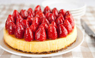 cilekli cheesecake